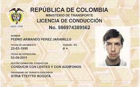 Buy Colombian driver license online