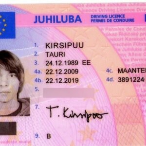 Buy Estonian driver license Online