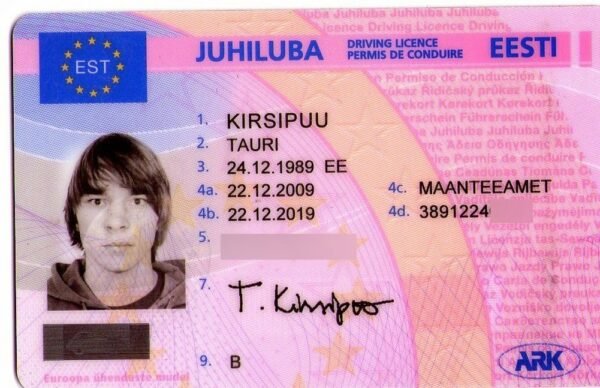 Buy Estonian driver license Online