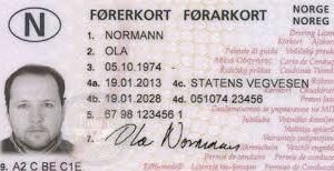 Buy Norwegian driver license